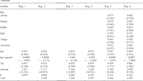 Table 5Continued