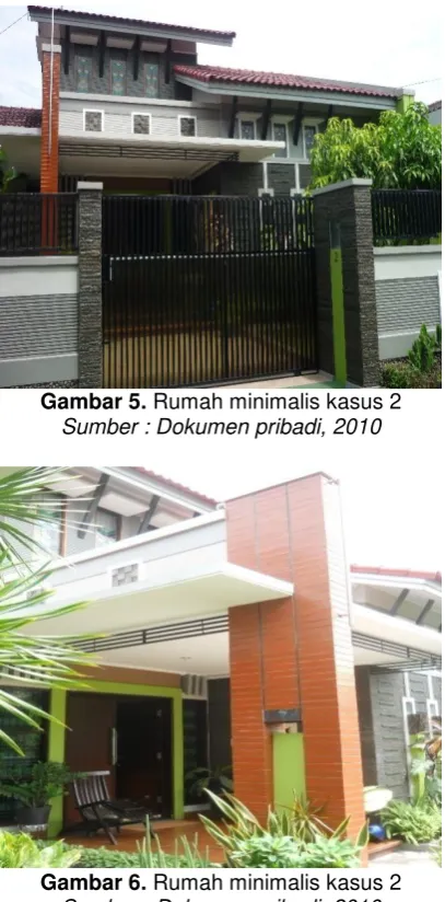 Gambar 5. Rumah minimalis kasus 2 