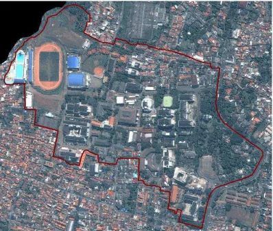 Gambar 4�Batas Wilayah Kampus UPI 