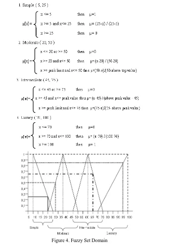 Figure 4. Fuzzy Set Domain 