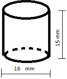 Gambar 3.1. Specimen uji tarik (test piece) 