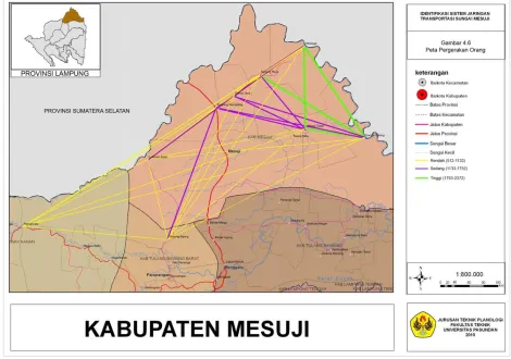 Gambar 4.6 Peta Pergerakan Orang
