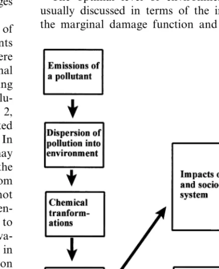 Fig. 1. Schematic of marginal damage function.
