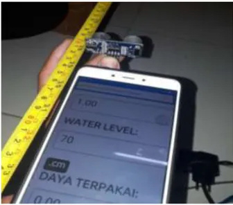 Gambar 3 Pengujian Sensor Suhu  LM35 