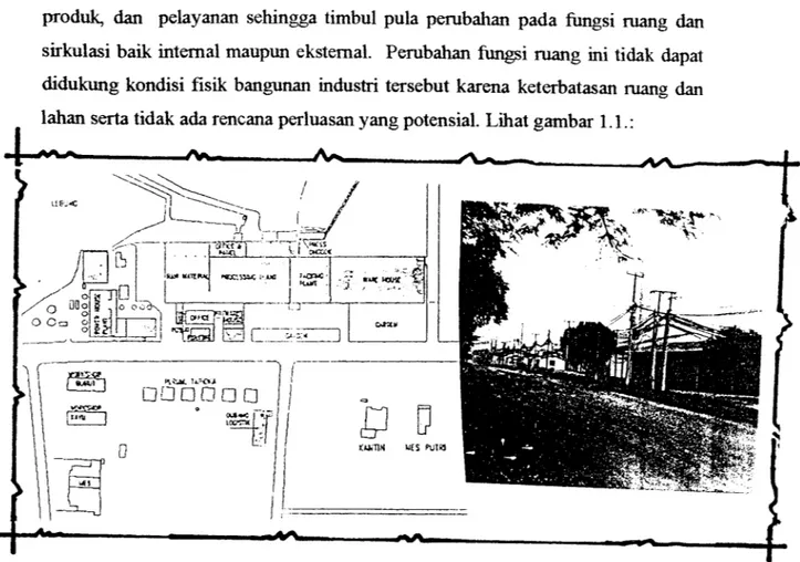 Gambar 1.1: Situasi Pabrik Tapioka PT. Multi Agro Corp. Sumber : PT. MultiAgroCorp. Lampung Tengah
