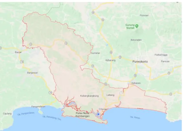 Gambar 1. Peta Kabupaten Cilacap 