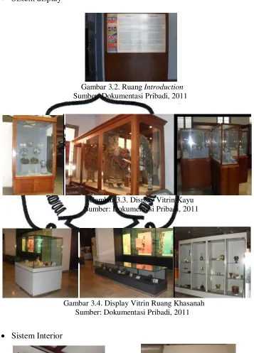 Gambar 3.3. Display Vitrin Kayu 
