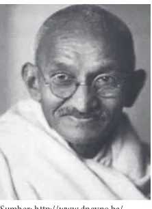 Gambar 1.4 Mahatma Gandhi