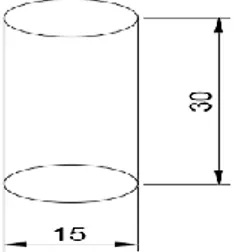 Gambar 4.1 Penampang Silinder Beton 
