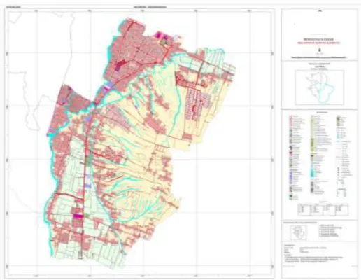 Gambar 3. Peta Pemanfaatan Tanah di Kecamatan Kedungkandang 