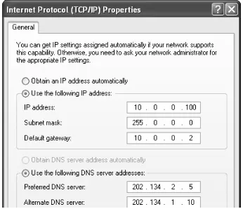 Gambar 5.7 Alamat IP untuk mengakses modem 