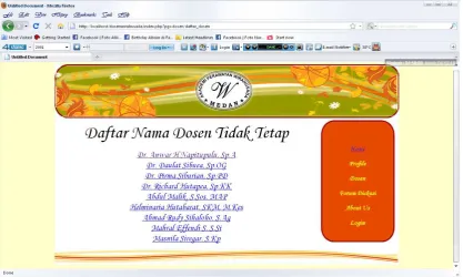 Gambar 5.4 Data Dosen Tetap Akper Wirahusada 