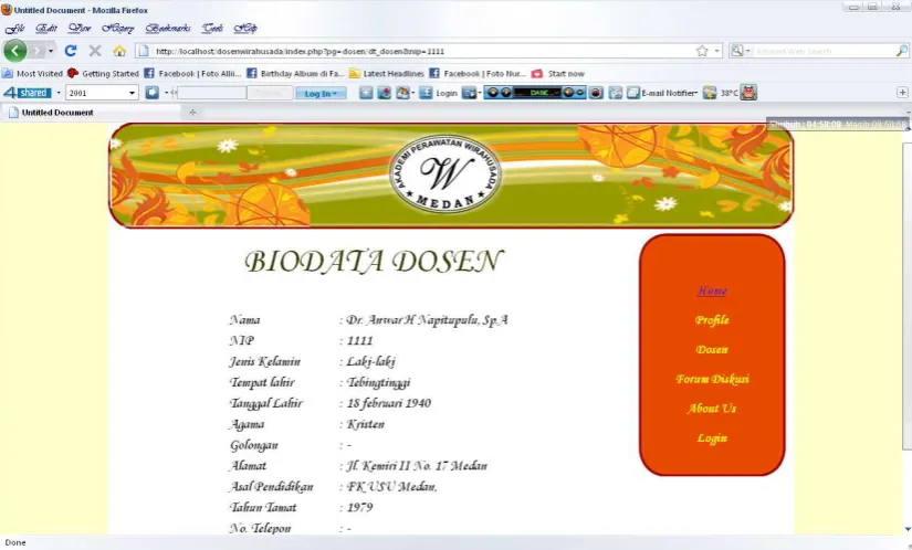Gambar 5.7 Gambar  Form Bahasan 