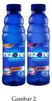 Gambar 2. Mizone dari grup Aqua­Danone 