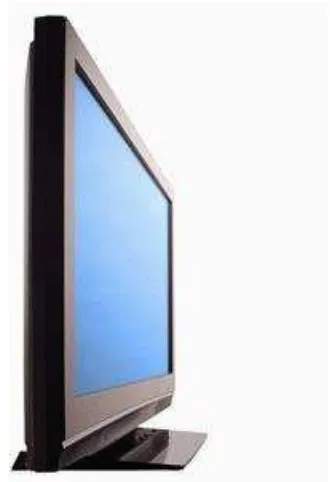 gambar di layar adalah televisi yang paling banyak ditemukan. 