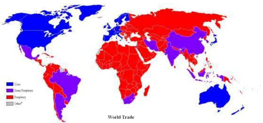 Gambar Peta Perdagangan Sistem Dunia 