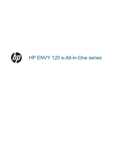 Hp Envy 120 E All In One Series 4972