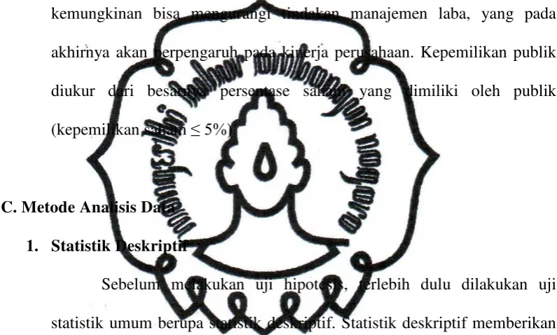 gambaran atau deskripsi suatu data yang dilihat dari nilai rata-rata  (mean),