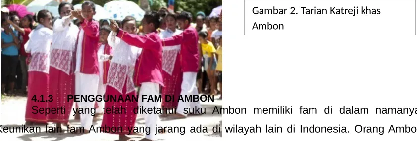 Gambar 2. Tarian Katreji khas 