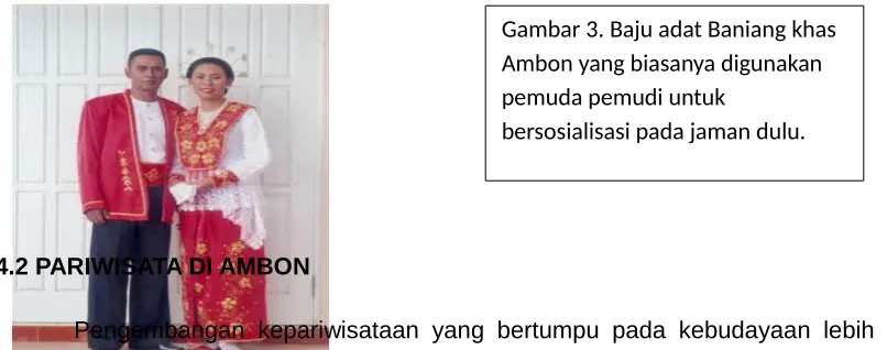 Gambar 3. Baju adat Baniang khas 
