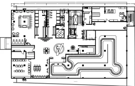 Gambar 1 Layout Lantai 2 