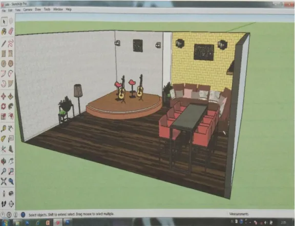 Gambar 3. Gambar Remake Cafe Macan Marelan 
