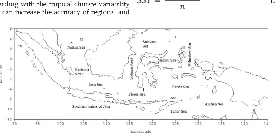 Figure 1.  Research site of the Indonesian Waters.