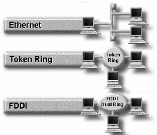 Gambar 3.7 Ethernet 10Base5  Keterangan : 