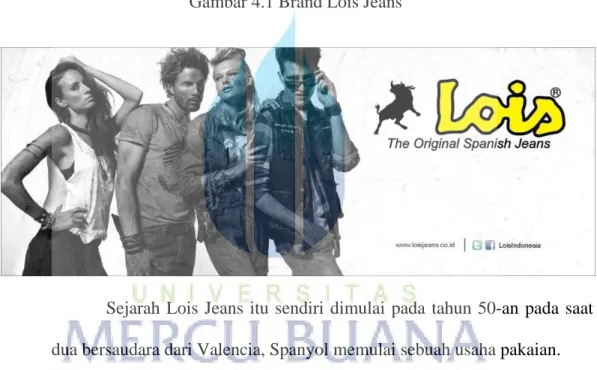 Gambar 4.1 Brand Lois Jeans 