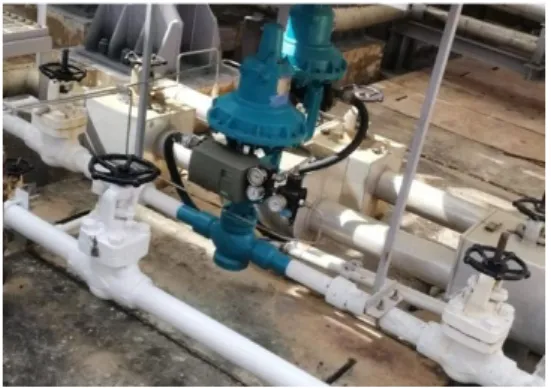 Gambar 9 Single line digram Control valve