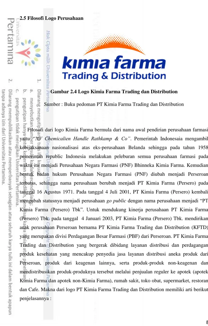 Gambar 2.4 Logo Kimia Farma Trading dan Distribution 