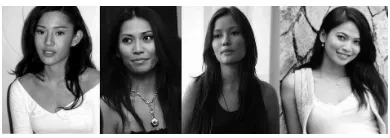 Gambar 5. Model Dian Sastro, Anggun C. Sasmi, dan Tii Sjuman dan Kinaryosih disebut sesuai mewakili citra perempuan Indonesia