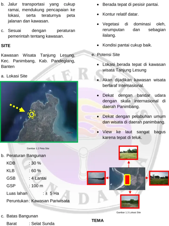 Gambar 1.2 Peta Site 