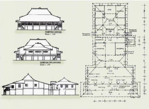 Gambar 9 Desain Rumah Limas Riau