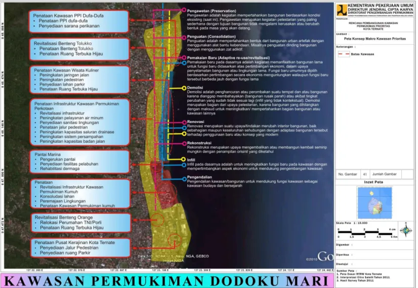 Gambar 6.2 : Peta Konsep Makro Kawasan Priorotas 