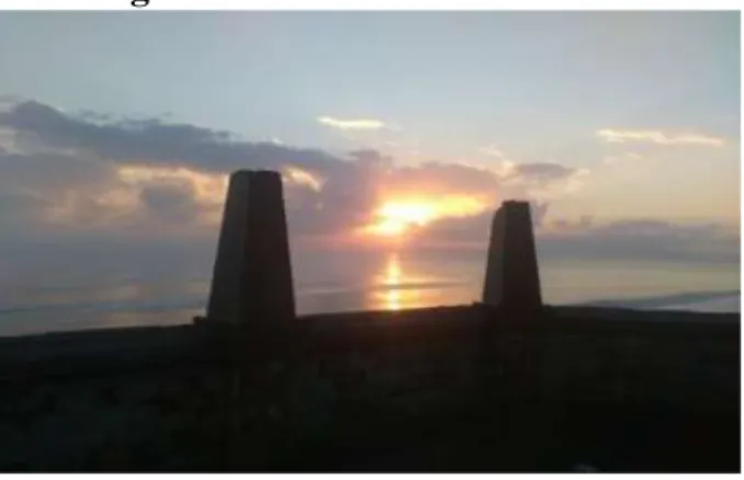 Gambar  2.  Panorama  Sun  Rise  di  Pantai  Blimbingsari 