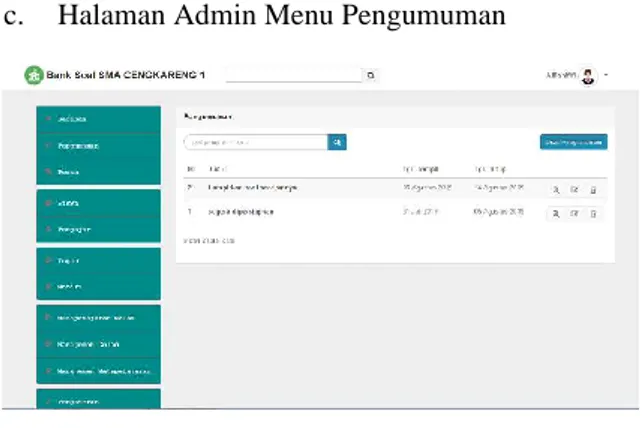 Gambar 8: Tampilan Admin Menambah Siswa  f.  Halaman Admin Menambah Pengajar 