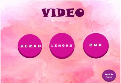 Gambar 4.6 Halaman Menu Video 
