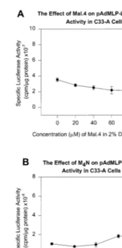 Fig. 6. The effect of Mal.4 and DMSO on C33A cell viability.C33A cells were seeded onto 96 well plates and treated withmedia and MTT reagent