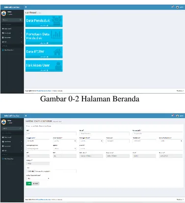 Gambar 0-6 Halaman Data Penduduk 