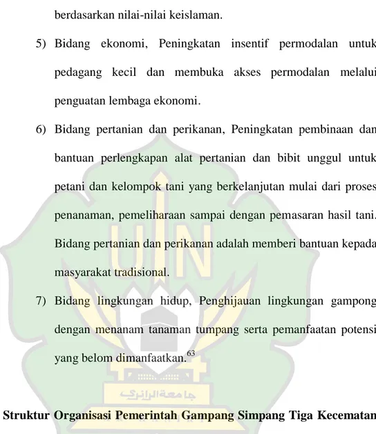 Gambar  4.1  Struktur  Organisasi  Pemerintah  Gampong  Simpang  Tiga  Kecematan Kluet Tengah Kabupaten Aceh Selatan 