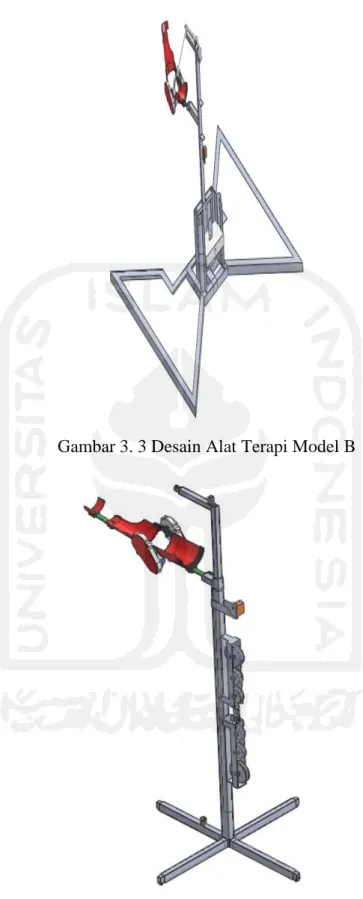 Gambar 3. 3 Desain Alat Terapi Model B 