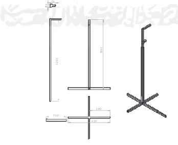 Gambar 3. 6 Unit Kerangka Unit Lengan 