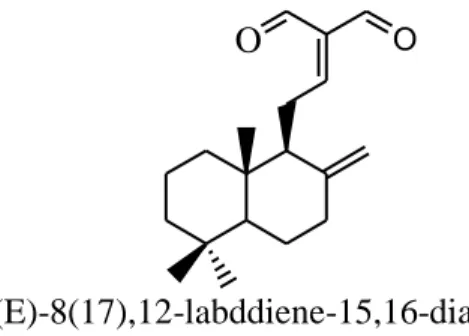 Gambar 22 Struktur Senyawa Labda Sebagai Antimalaria ( Amoa Onguéné, 2013). 
