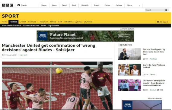 Gambar 3.5 Media rujukan Bola.com 2 