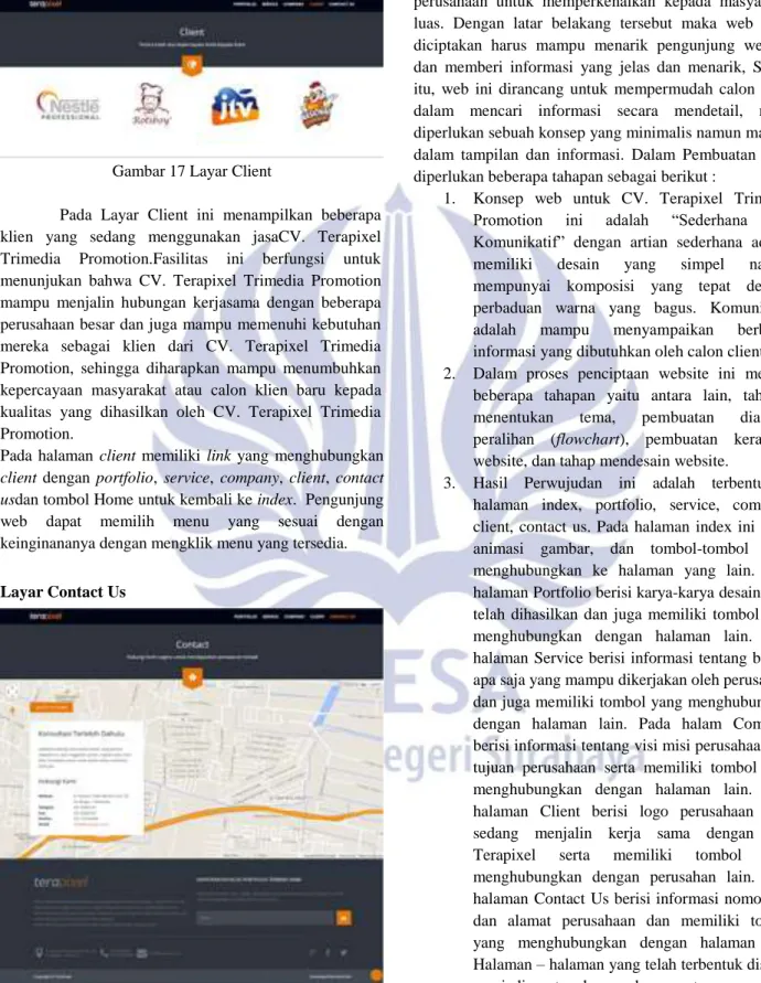 Gambar 17 Layar Client 