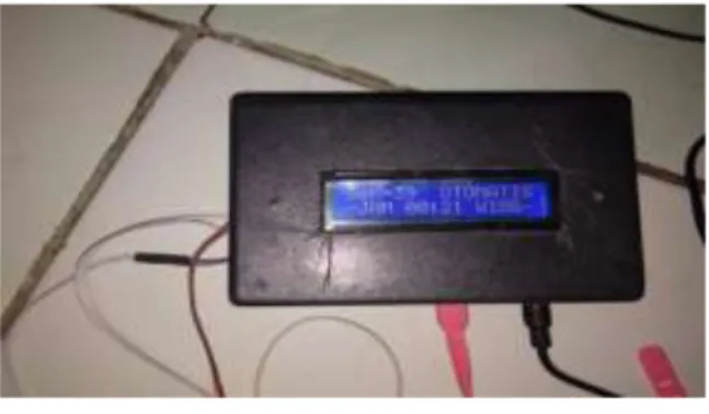 Gambar 11. Rangkain Wemos ESP 8266  4.3.1 Pengujian  Minimum  Sistem  Arduino  Uno  dengan LCD  