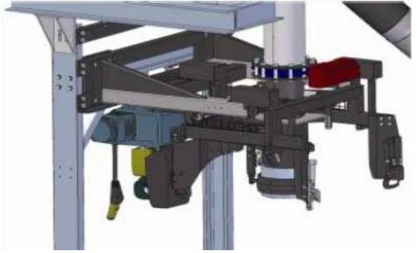 Gambar 7 Skema  mesin in line  metal detector pada packing cocoa powder 500kg 