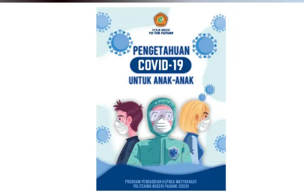 Gambar 5. Sampul Depan Produk Buku Edukasi COVID19 untuk Anak-anak 