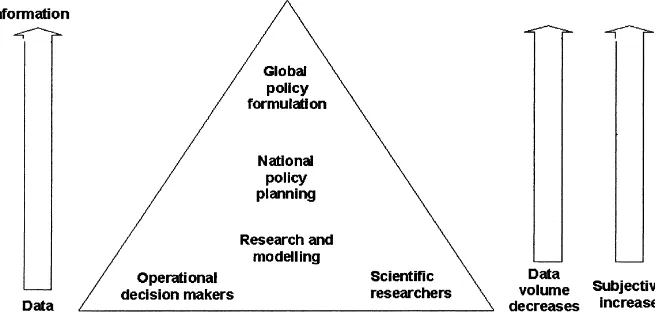 Fig. 1. Moving from data to information (adapted from Wasser, 1999).